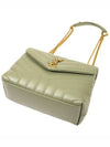 Bronze Monogram Loulou Matelasse Y Leather Small Shoulder Bag Light Sage - SAINT LAURENT - BALAAN 3