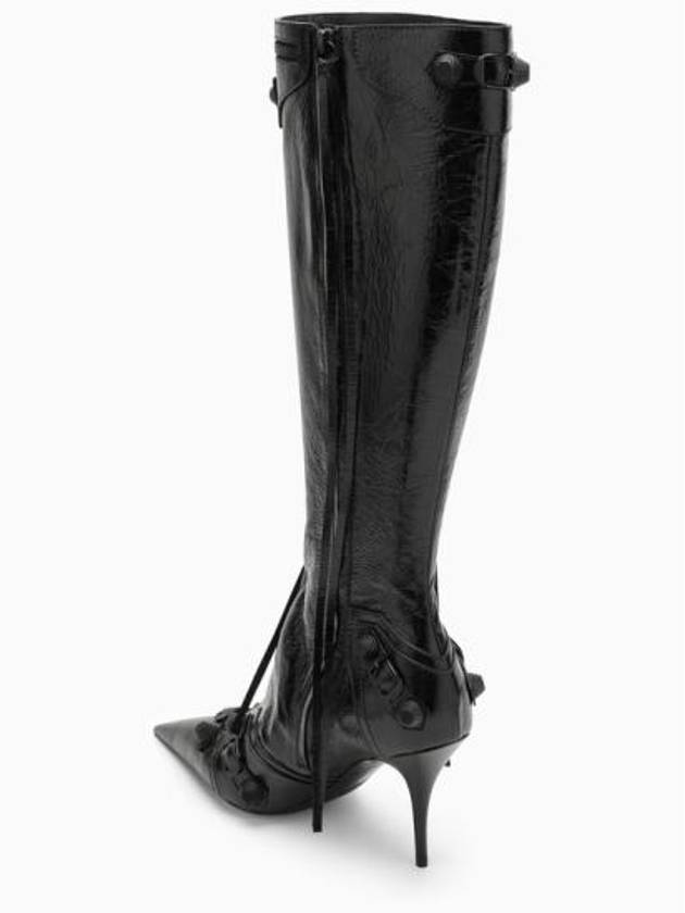 23FW Women’s Cargol Leather Heel Boots 694395WBUA1 Black BPG - BALENCIAGA - BALAAN 4