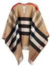 Reversible TB Monogram Check Cape Beige - BURBERRY - BALAAN 7