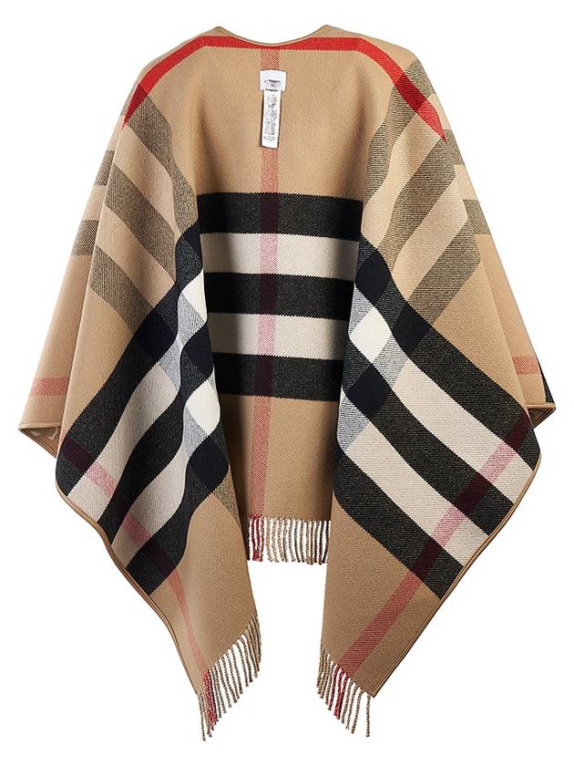 Reversible TB Monogram Check Cape Beige - BURBERRY - BALAAN 7