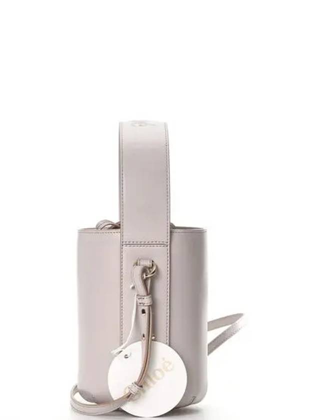 Sense Leather Bucket Bag Grey - CHLOE - BALAAN 3