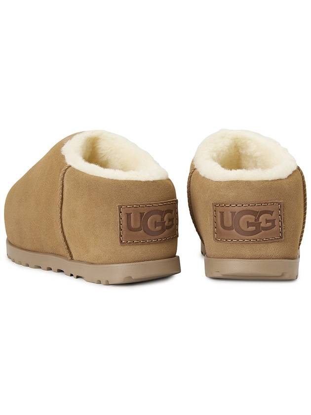 Pumped Fur Slide Sandals Chestnut - UGG - BALAAN 7