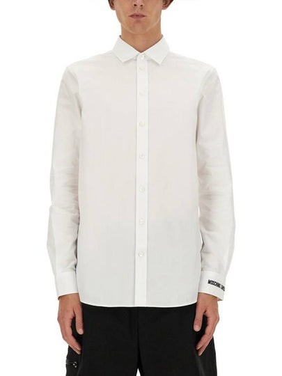 Long Sleeve Shirt White - MOSCHINO - BALAAN 2