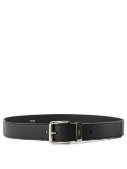 Engraved Loop Leather Belt Black - DIOR - BALAAN 2