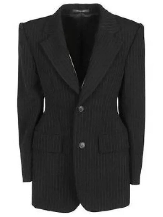 Women's Hourglass Blazer Jacket Black - BALENCIAGA - BALAAN 2