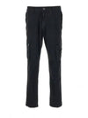 Compass Badge Cargo Straight Pants Black - STONE ISLAND - BALAAN 2