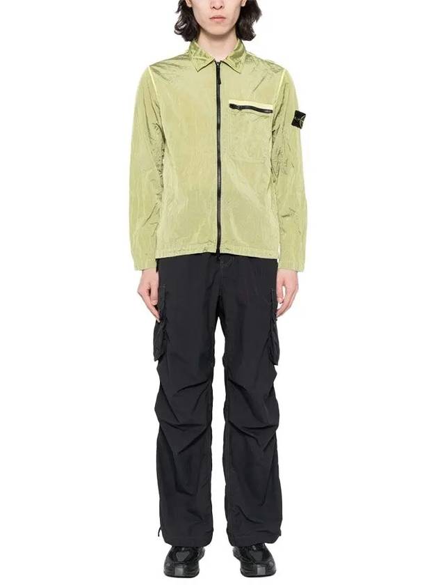 Nylon Metal Econyl Regenerated Zip-Up Jacket Yellow - STONE ISLAND - BALAAN 3