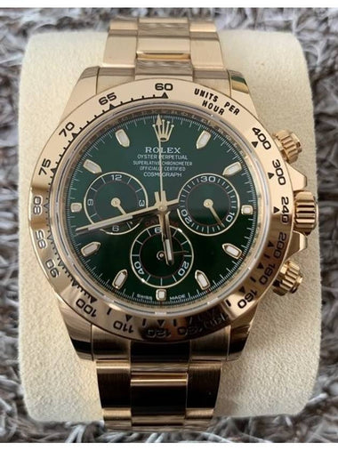 Rolex Daytona Hulk Green Gold Box 116508 - ROLEX - BALAAN 1