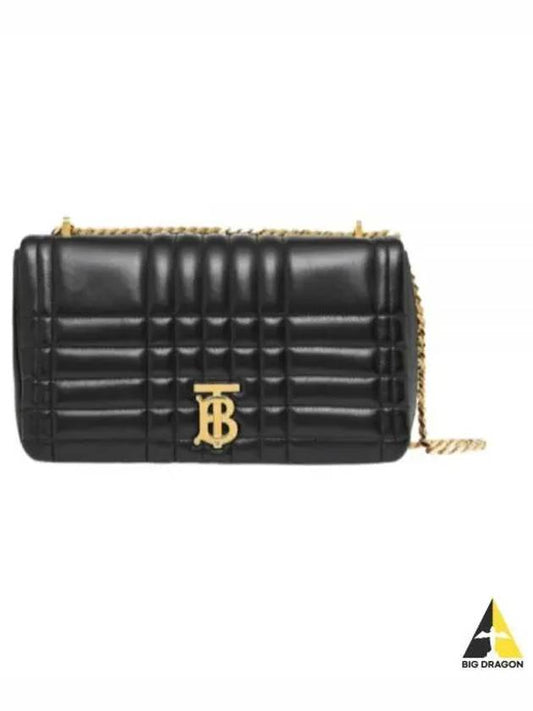 Lola Quilted Leather Medium Cross Bag Black - BURBERRY - BALAAN 2