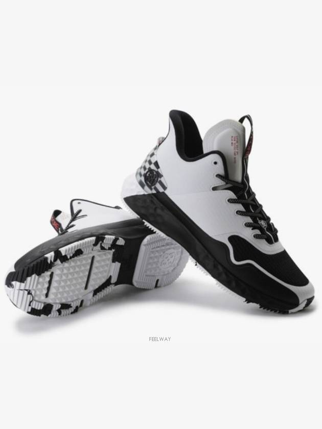 MG4 Mid Low Top Sneakers White Black - G/FORE - BALAAN 8