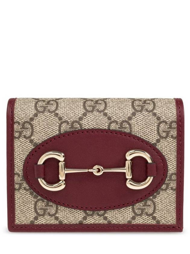 Horsebit 1955 Card Wallet Beige - GUCCI - BALAAN 1