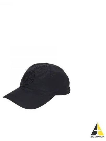 Logo Nylon Metal 6-Panel Ball Cap Black - STONE ISLAND - BALAAN 2