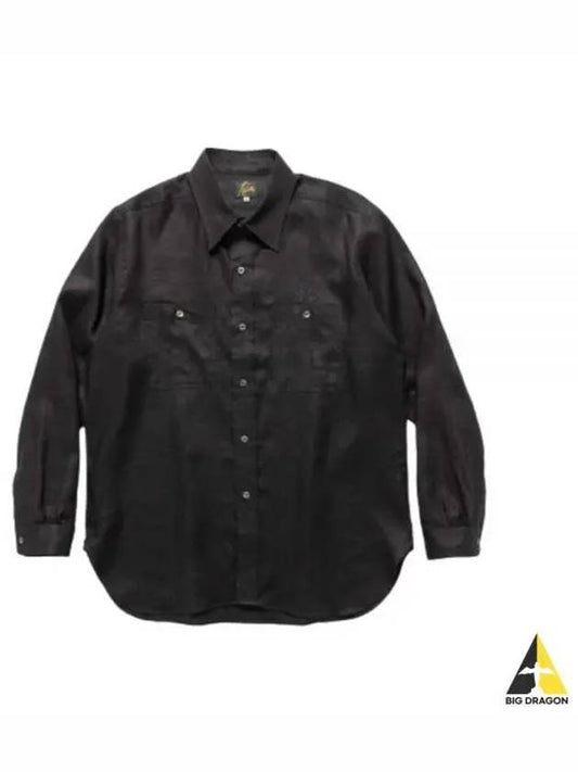 24 Work Shirt BLACK OT206 - NEEDLES - BALAAN 1