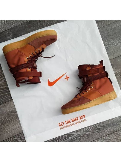 SF AF1 PRM High Top Sneakers Brown - NIKE - BALAAN 2