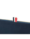 Snap Pocket Cotton Canvas Pouch Clutch Bag Navy - THOM BROWNE - BALAAN 7