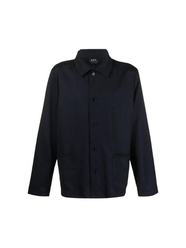 Kerlouan Wool Work Jacket Navy - A.P.C. - BALAAN 1