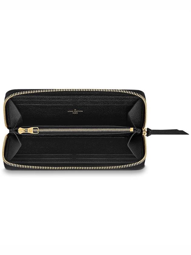 Women's Clemence Monogram Long Wallet Black - LOUIS VUITTON - BALAAN 4