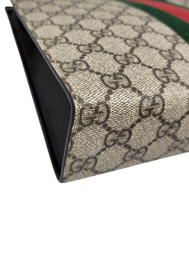 475316 GG Supreme Canvas Web Ophidia Clutch Bag - GUCCI - BALAAN 6