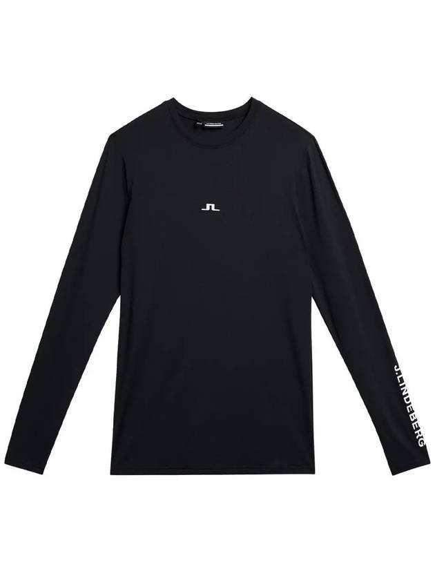 Golf Thor Logo Long Sleeve T-Shirt Black - J.LINDEBERG - BALAAN 2