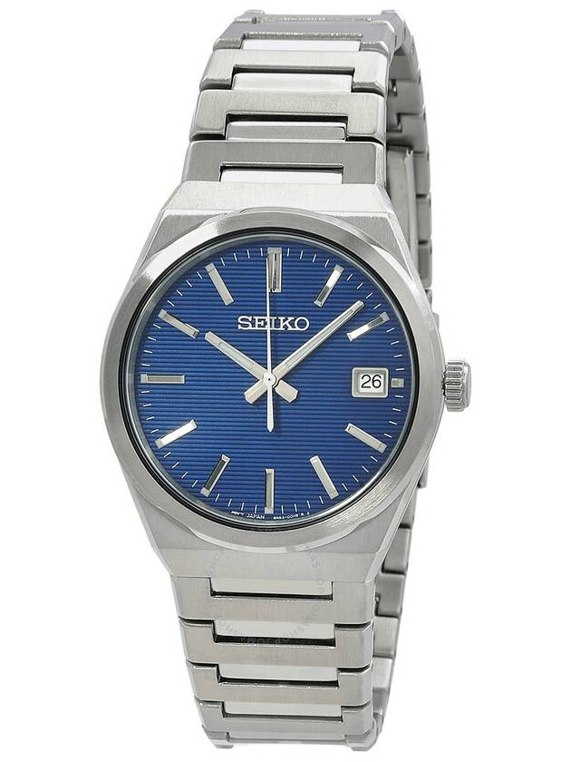 Classic Quartz Watch Silver Blue - SEIKO - BALAAN 2