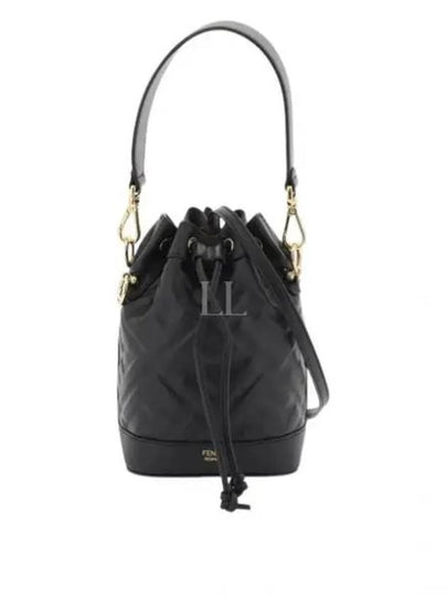 Mon Tresor FF Motif Leather Mini Bag Black - FENDI - BALAAN 2