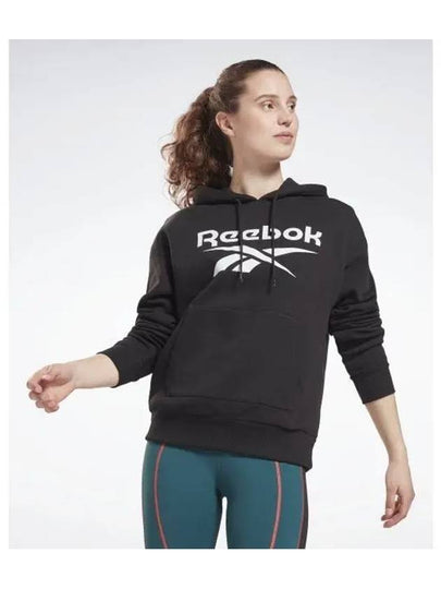 Vector brushed hoodie women black GS9392 - REEBOK - BALAAN 2