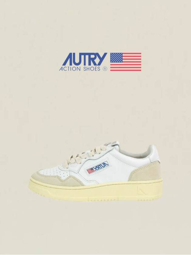 Medalist Goatskin Low Top Sneakers White - AUTRY - BALAAN 3