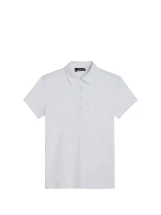 Golf Henrietta Debossed Polo AWJT07881 0000 Women's Henrietta Debossed Polo - J.LINDEBERG - BALAAN 2