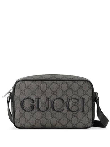 GG Supreme Canvas Mini Cross Bag Grey - GUCCI - BALAAN 1