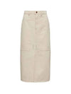 Flozia H Line Skirt Ivory - ISABEL MARANT - BALAAN 2