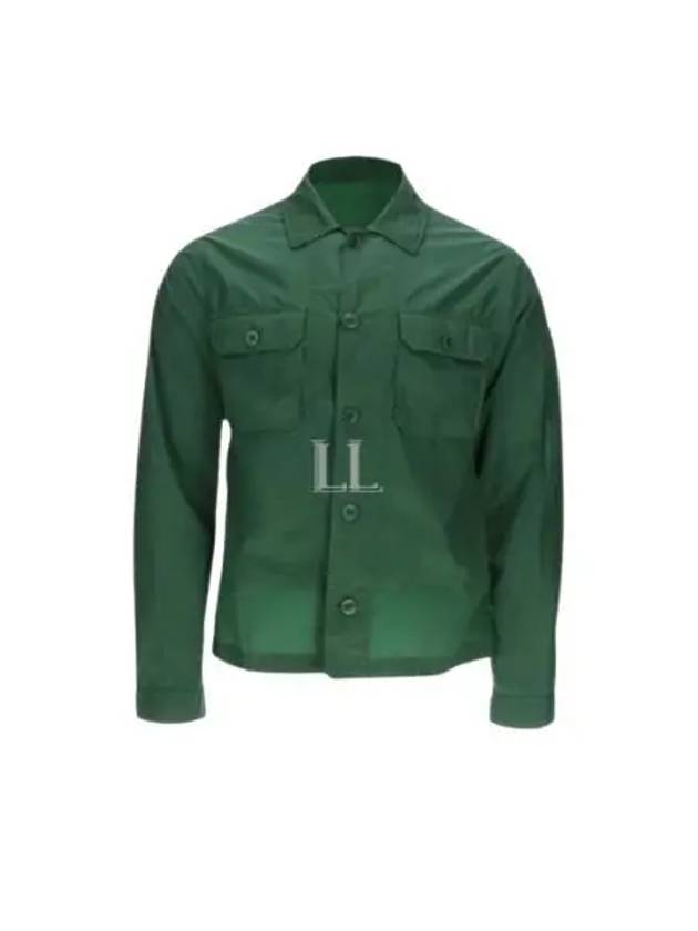 Chrome R Pocket Over Long Sleeve Shirt Green - CP COMPANY - BALAAN 2