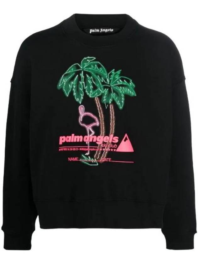 Ski Club logo print sweatshirt - PALM ANGELS - BALAAN 1