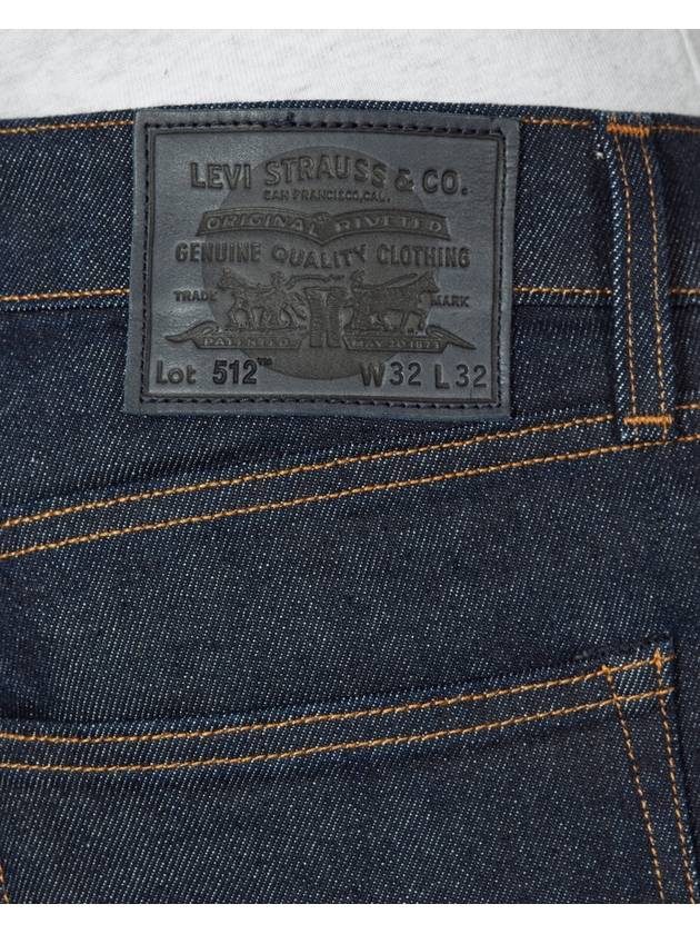 Vintage 512 Slim Taper Jeans Dark Rinse - LEVI'S - BALAAN 5