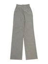 Rachino Pinstripe Wool Wide Pants Medium Gray - MAX MARA - BALAAN 3