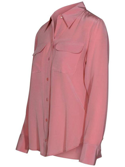 Equipment Pink Silk Shirt - EQUIPMENT - BALAAN 2