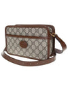 GG Interlocking Mini Cross Bag Brown - GUCCI - BALAAN 3