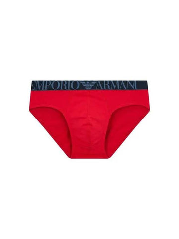 UNDERWEAR Men s Jacquard Logo Band Briefs Red - EMPORIO ARMANI - BALAAN 1