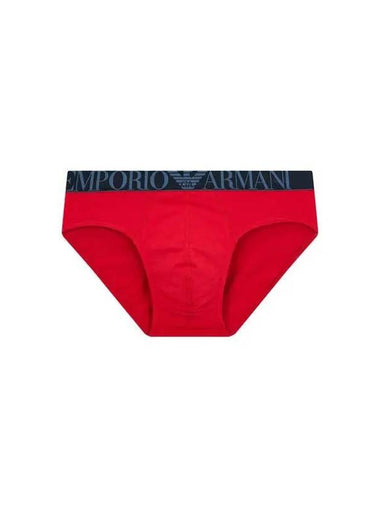 UNDERWEAR Men s Jacquard Logo Band Briefs Red - EMPORIO ARMANI - BALAAN 1