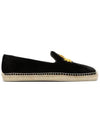 Nanou Logo Espadrilles Black - CHRISTIAN LOUBOUTIN - BALAAN 3