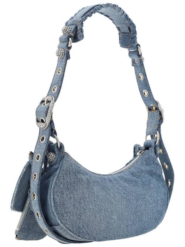 Le Cagole XS Shoulder Bag Denim Blue - BALENCIAGA - BALAAN 4