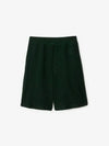 Equestrian Knight Mesh Cotton Shorts Jungle - BURBERRY - BALAAN 2