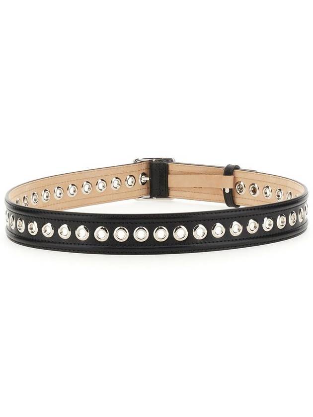 Regular Belt 733408 1BRCC1000 BLACK - ALEXANDER MCQUEEN - BALAAN 4