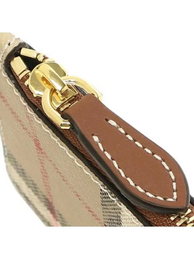 Vintage Check Zipper Card Wallet Beige - BURBERRY - BALAAN 3