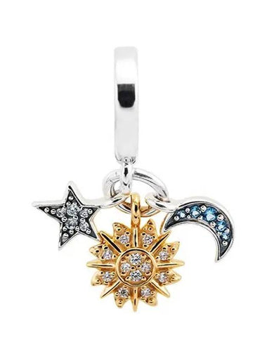 Twotone Celestial Triple Dangle Charm 762676C01 - PANDORA - BALAAN 1