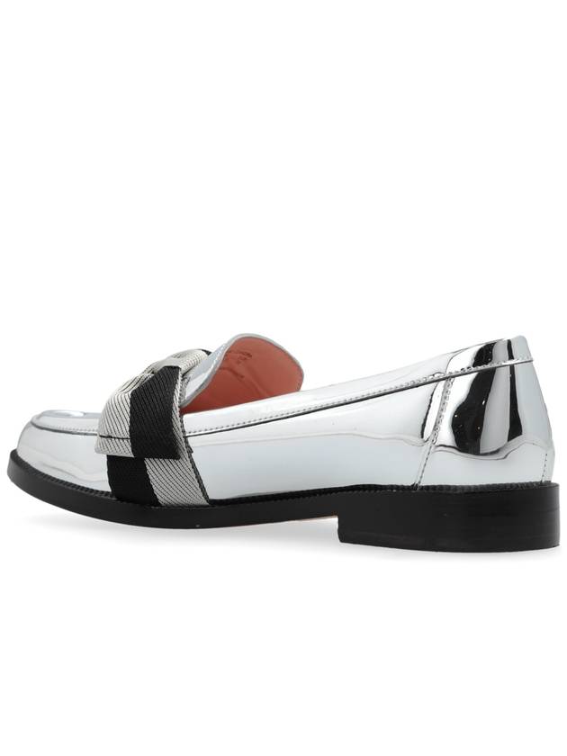 Kate Spade Shoes Leandro Type Loafers, Women's, Silver - KATE SPADE - BALAAN 5