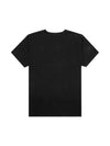 Micro Logo Print Short Sleeve T-shirt Black - STONE ISLAND - BALAAN 3