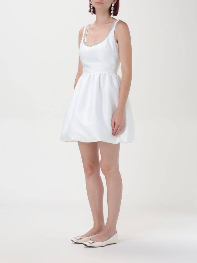 Taffeta diamante mini short dress white - SELF PORTRAIT - BALAAN 4