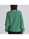 Nep Yarn Crop Cardigan Green - THE GREEN LAB - BALAAN 6