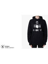 Mansel Logo Print Hoodie Black - ISABEL MARANT ETOILE - BALAAN 3