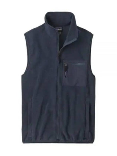 Men's Synchilla Fleece Vest Smolder Blue - PATAGONIA - BALAAN 2